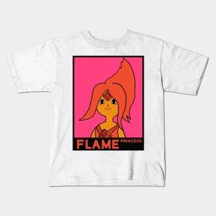 Flame Princess Ugly Face Kids T-Shirt